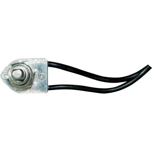 Switch, 1/3 A, 125/250 V, Lead Wire Terminal, Polycarbonate Housing Material, Nickel - pack of 10