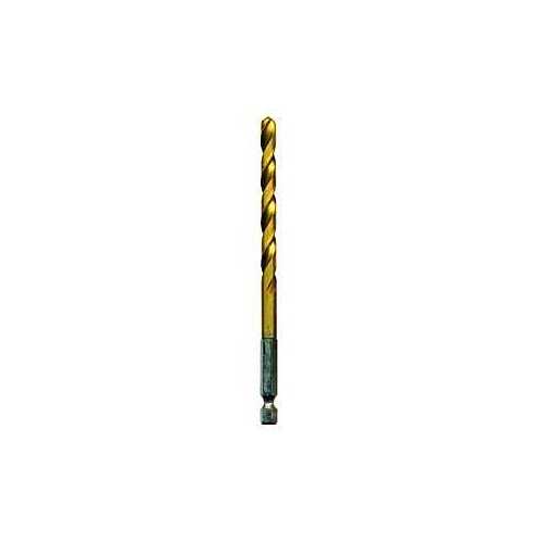 Drill Bit, 1/8 in Dia TiN-Coated