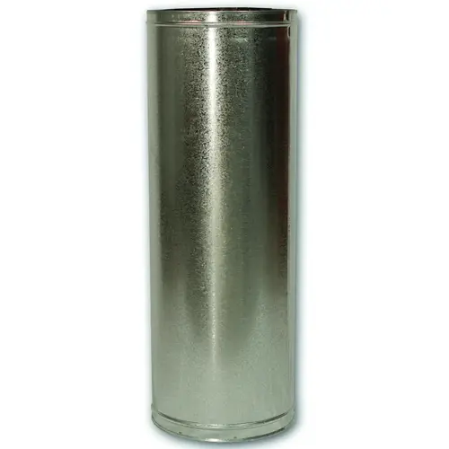 Comfort Flame 36-8DM Chimney Pipe, 12-3/8 in OD, 36 in L, Galvanized Steel