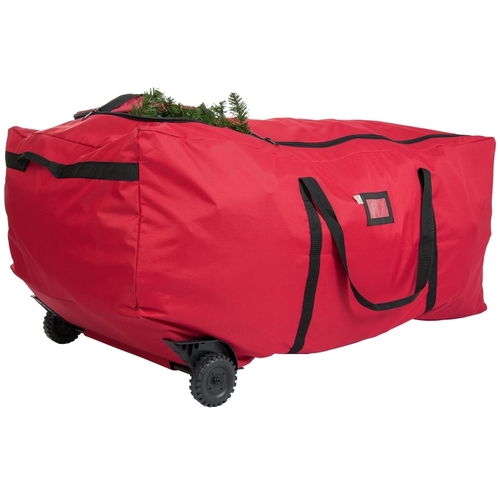 Treekeeper SB-10237 EZ Rolling Storage Duffel, XL, 6 to 9 ft Capacity, Polyester, Red