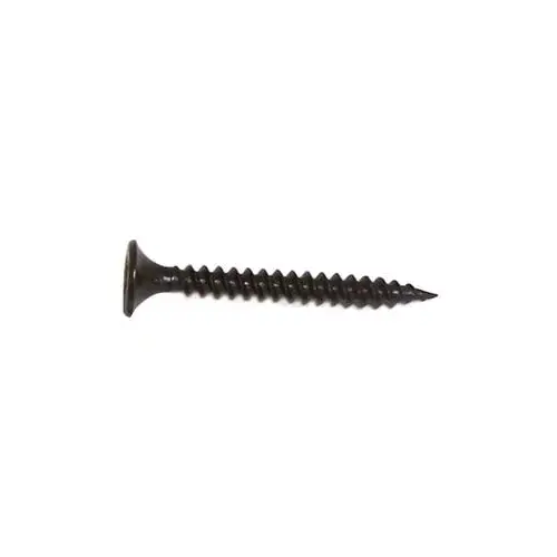 Reliable DSC62J Screw, #6-9 Thread, 2 in L, Coarse Thread, Bugle, Flat Head, Phillips Drive, Type W Point, Steel, 350 BX Black Phosphate - pack of 350