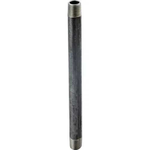 Nipple, 1 in, 18 in L, Male, SCH 40 Schedule, Steel