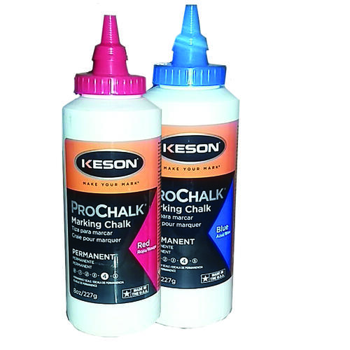 KESON LLC PM8RED PROCHALK Series Marking Chalk Refill, Red, Permanent