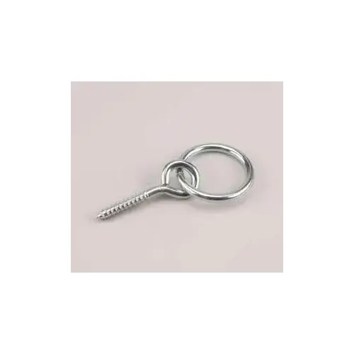 Hitching Ring with Lag Screw, Metal, Zinc