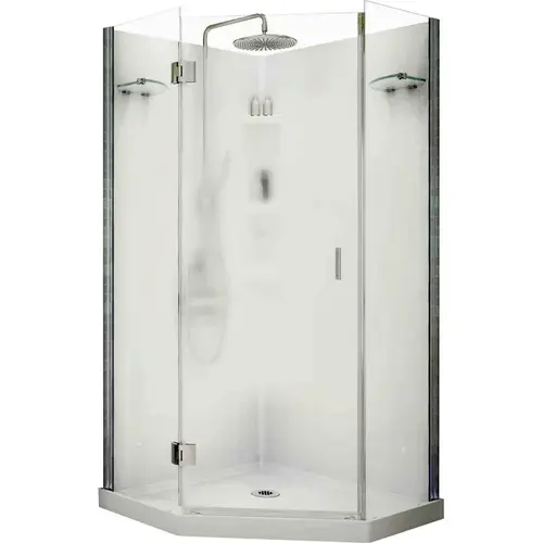 MAAX 105545-000-129103 SHOWER STALL KIT ANGL 36X36IN White