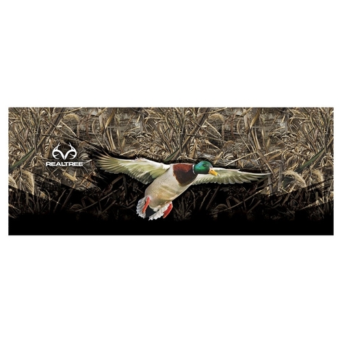 RealTree RT-TG-DK-MX5 Decal, Duck Tailgate Graphic, White Legend, Vinyl Adhesive