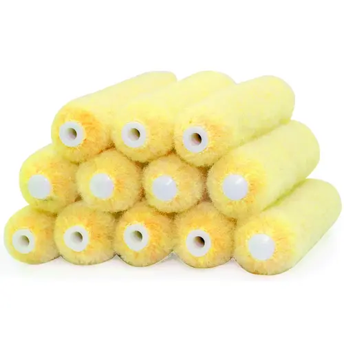 RollerLite 6SC050-12-ZB Sure Coater Roller Cover, 1/2 in Thick Nap, 6 in L, Dralon Cover - pack of 12