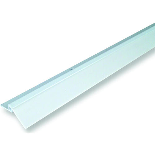 Door Sweep, 36 in L, Aluminum Flange, Vinyl Insert