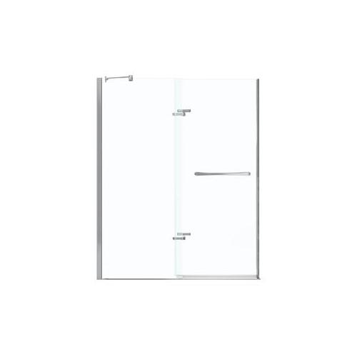 MAAX 136672-900-084-00 Shower Door, Clear Glass, Frameless Frame