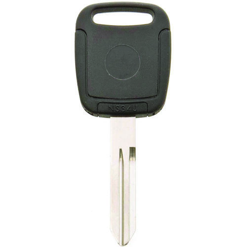 Chip Key, Brass, Nickel, For: Nissan Vehicle Locks Black