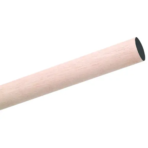 Dowel Rod, 1/8 in Dia, 48 in L, Aspen Wood