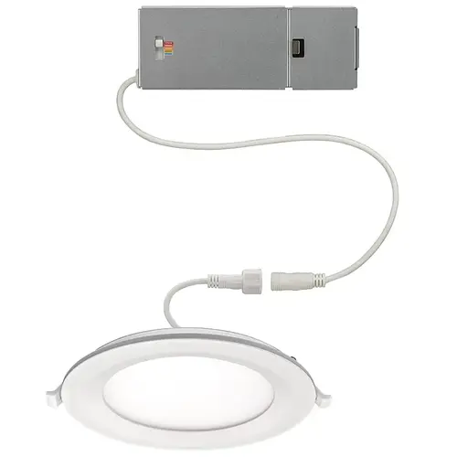 ETi 53828103 DLLP-NL Series Downlight with Nightlight, 14.3 W, 120 V, LED Lamp, Aluminum