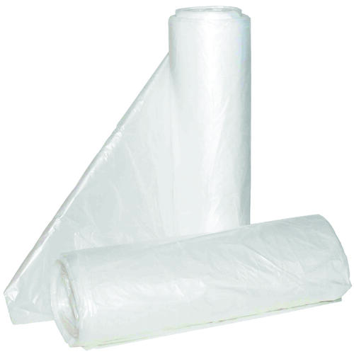 ALUF PLASTICS HCR-366017C Hi-Lene Anti-Microbial Coreless Can Liner, 50 to 55 gal Capacity, HDPE, Clear - pack of 200