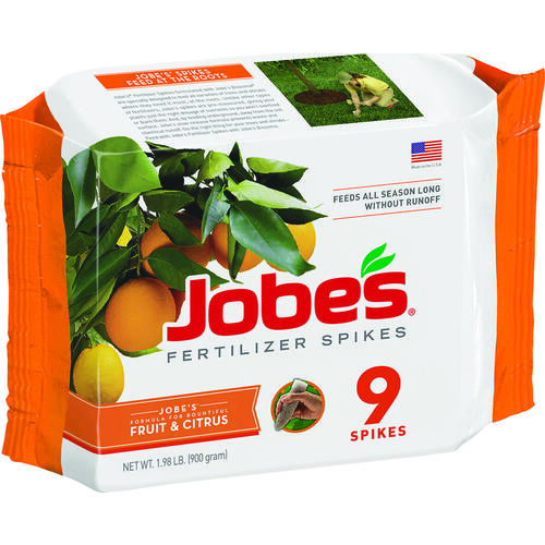Jobes 01312CN Fertilizer Box, Spike, 8-11-11 N-P-K Ratio - pack of 9