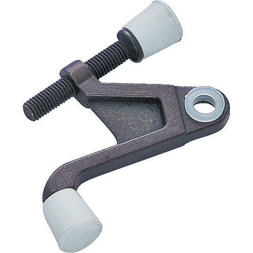 Heavy-Duty Hinge Pin Door Stop, 2-3/4 in Projection, Die-Cast Zinc & Plastic, Venetian Bronze