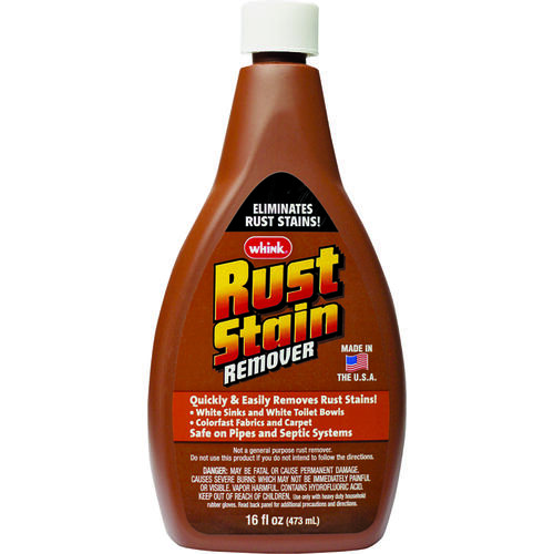 Whink 01291 Rust and Stain Remover, 16 oz, Liquid, Acrid