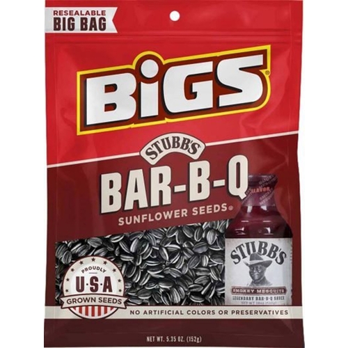 Stubb's Series Sunflower Seeds, Tangy BBQ Flavor, 5.35 oz Bag