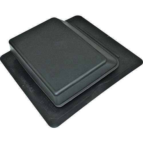 Duraflo 6065BL Roof Vent, 17.252 in OAW, 61 sq-in Net Free Ventilating Area, Polypropylene, Black