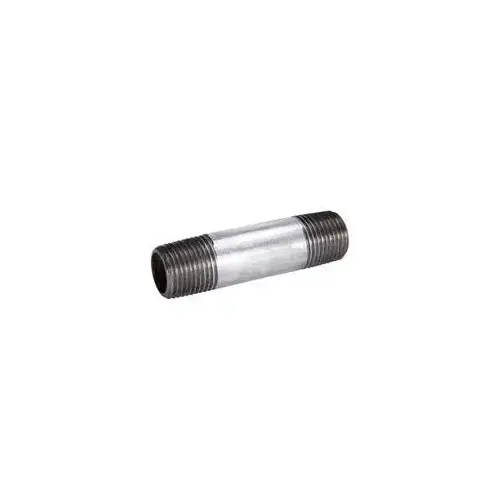 Pipe Nipple, 3 in, Threaded, Steel, SCH 40 Schedule, 10 in L