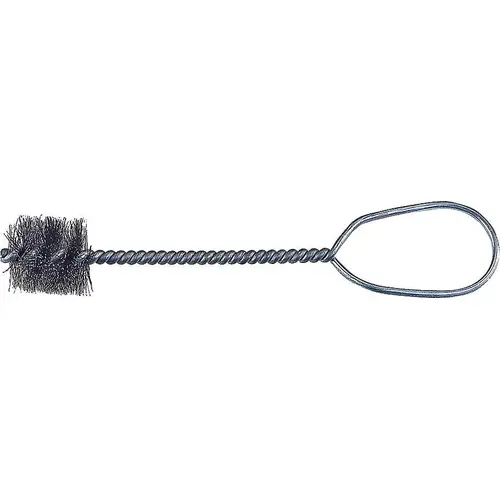 Fitting Brush, 6-1/4 in OAL, Stainless Steel Bristle, 1 in L Brush