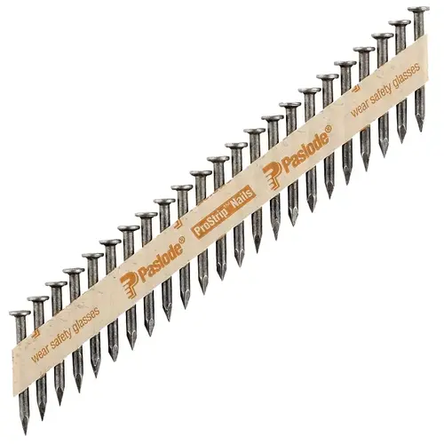 Paslode 650646 Positive Placement Connector Nail, 1-1/2 in L, Metal, Bright, Full Round Head, Smooth Shank - pack of 1000