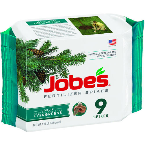 Jobes 01311CN Fertilizer, Spike, 11-3-4 N-P-K Ratio - pack of 9