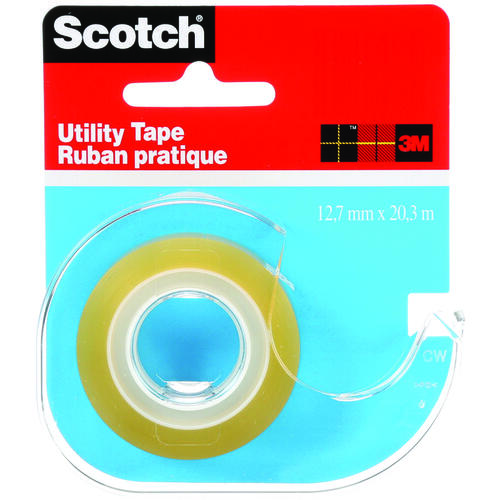 SCOTCH RK2NA-XCP144 Utility Tape, 20.3 m L, 12.7 mm W - pack of 144