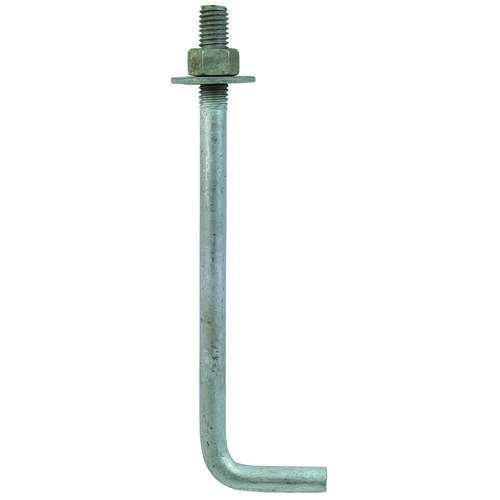 L-Bolt Series Anchor Bolt, 1/2 in Dia, 8 in L, Unfinished - pack of 50