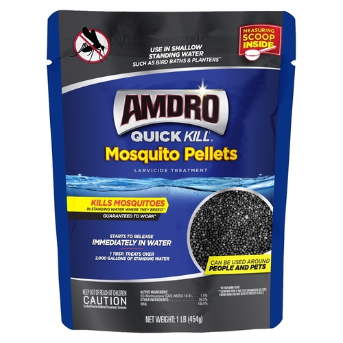Amdro 100530551 QUICK KILL Mosquito Killer, Pellets, 1 lb