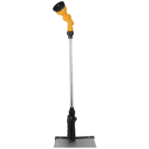 Watering Wand, 8 -Spray Pattern, Full, Center, Jet, Mist, Angle, Shower, Flat, Cone Yellow