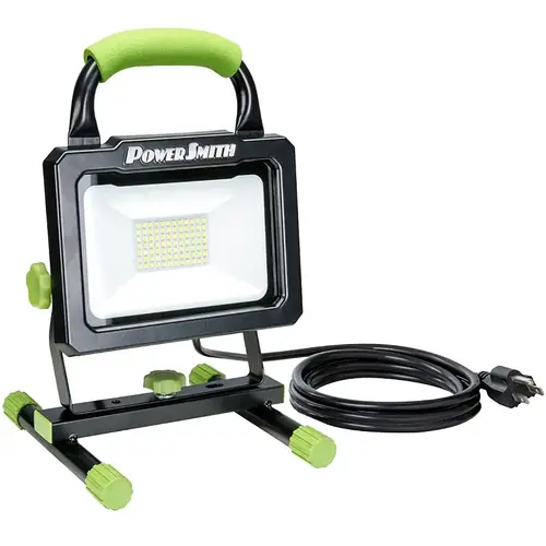 Handheld Work Light, 120 V, 55 W, 1-Lamp, LED Lamp, 7000 Lumens, 5000 K Color Temp