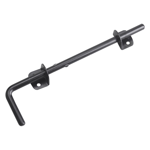 Cane Bolt, Steel, Black