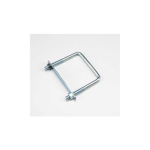 Square U-Bolt, Metal, Zinc - pack of 10