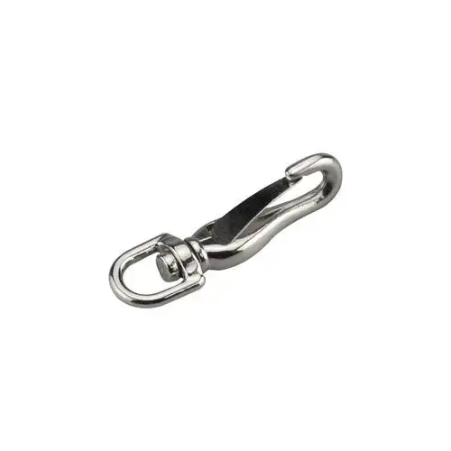 Bolt Snap, 1 in, 100 lb Working Load, Steel, Chrome