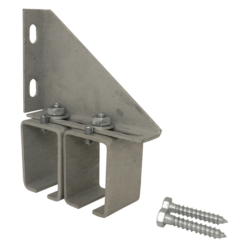 Double Box Rail Bracket, Adjustable, Galvanized Steel