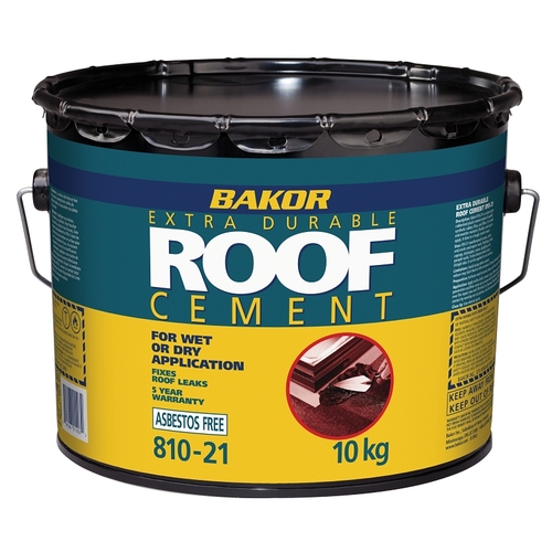HENRY BK81021616 BK81021612 Dry/Wet Roofing Patch, Black, Liquid, 10 L Pail