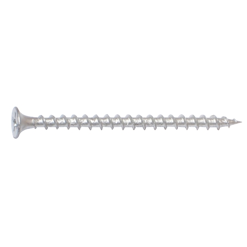 10518 Deck Screw, 7 in Thread, 2-1/2 in L, Coarse Thread, Bugle Head, Phillips Drive, Dacrotized, 1 PK - pack of 35