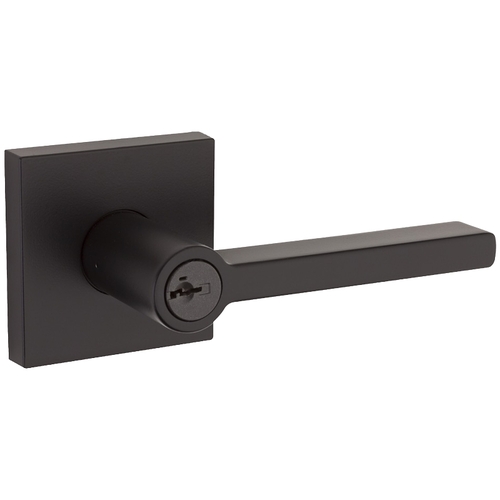 Halifax Series Entry Lever, 4-15/32 in L Lever, Iron Black