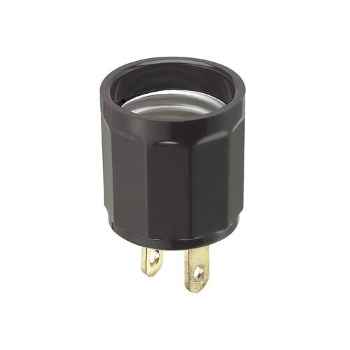 Lamp Holder Adapter, 660 W, Phenolic, Brown