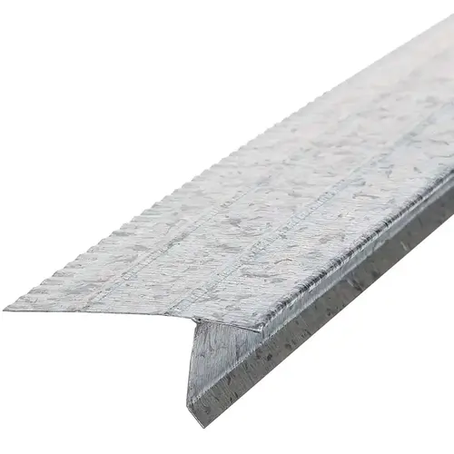 Drip Edge, 10 ft L, Hemmed Edge, Steel, Gray - pack of 20