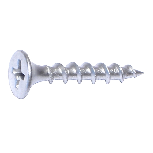 07906 Deck Screw, #6-8 Thread, 1 in L, Coarse Thread, Bugle Head, Phillips Drive, Sharp Point, Steel Dacrotized - pack of 314