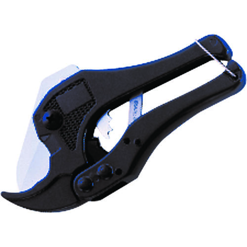 PVC Pipe Cutter, 1-5/8 in Max Pipe/Tube Dia, 1/8 in Mini Pipe/Tube Dia, Steel Blade