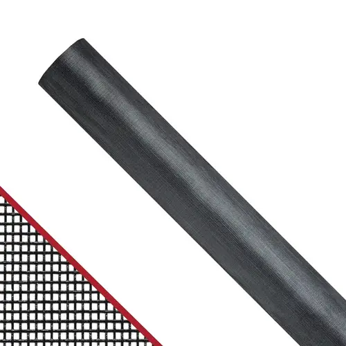 ADFORS FCS10322-M Door and Window Screen, 100 ft L, 48 in W, Fiberglass, Charcoal