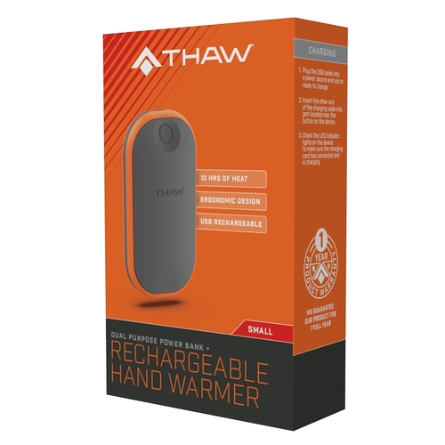 THAW THA-HND-0017 Small Hand Warmer and Power Bank