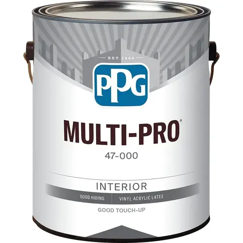 MOPAKO PRO Wall and Ceiling Paint, Flat, White, 1 gal - pack of 4