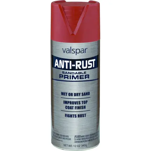 465.00.076 Anti-Rust Primer, Red, 12 oz