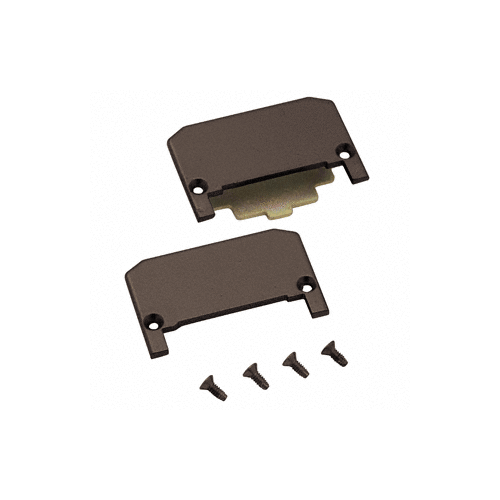 Dark Bronze Push Pad End Cap Package for 1200 Series Panic Exit Device