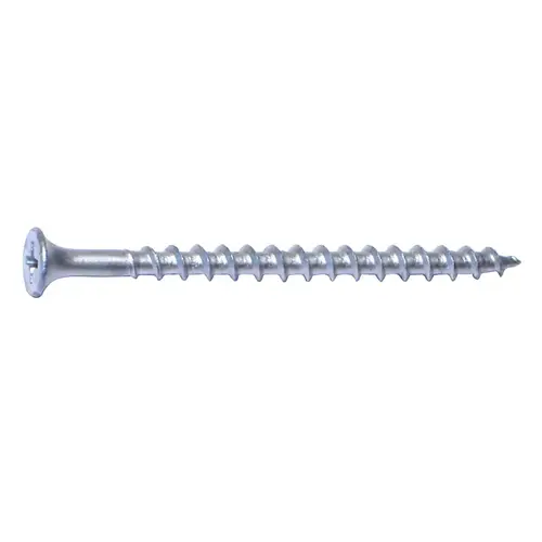 07911 Deck Screw, #8-8 Thread, 2-1/2 in L, Coarse Thread, Bugle Head, Phillips Drive, Steel, Dacrotized - pack of 99