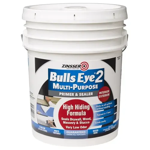 Bulls Eye 2 Series Primer, White, 5 gal, Pail