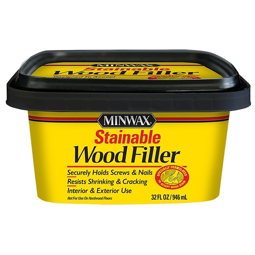 Wood Filler, Solid, Natural, 32 oz